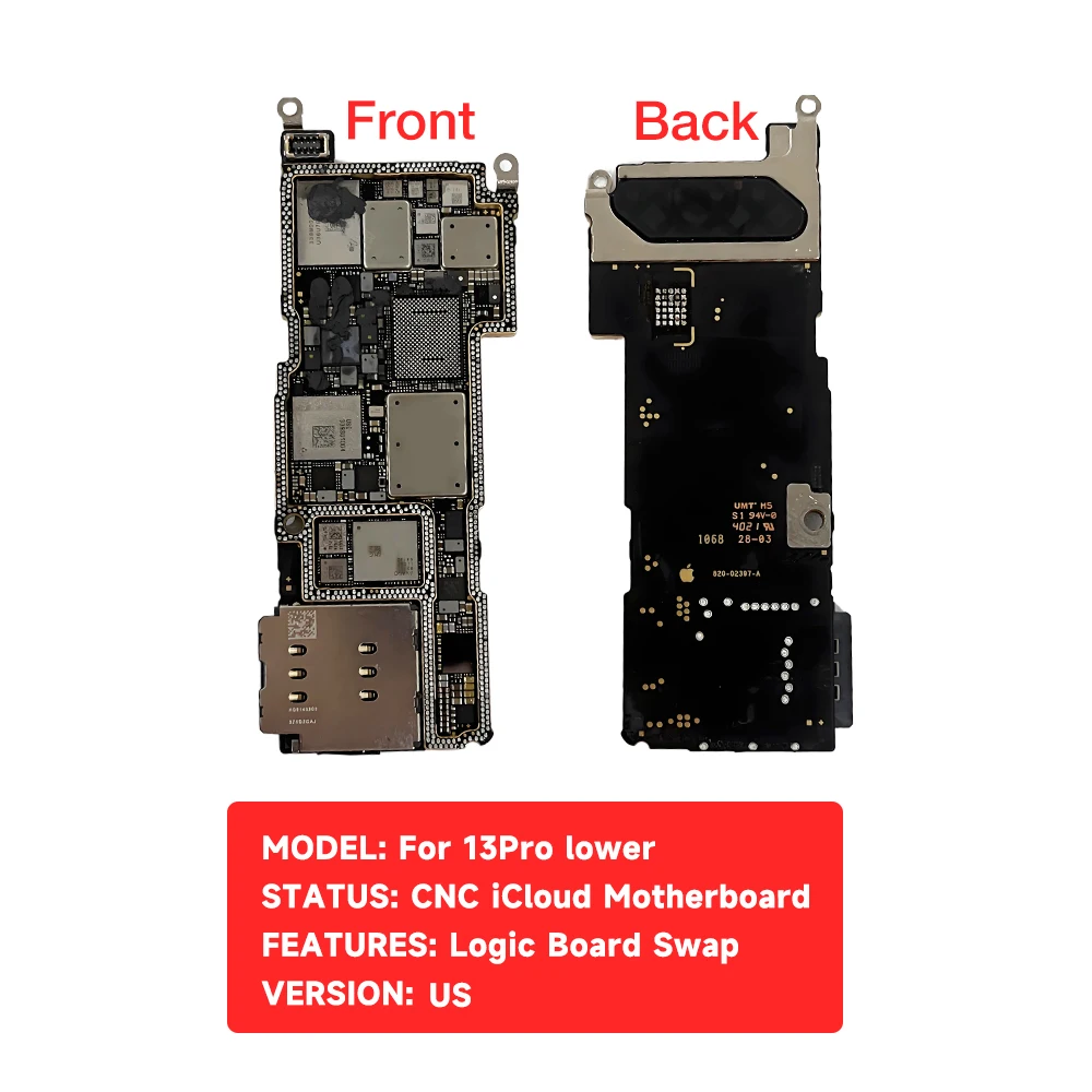 コンピュータ・IT iPhone13promax CNC Cut iPhone 13 Pro Max Logic Board 5G