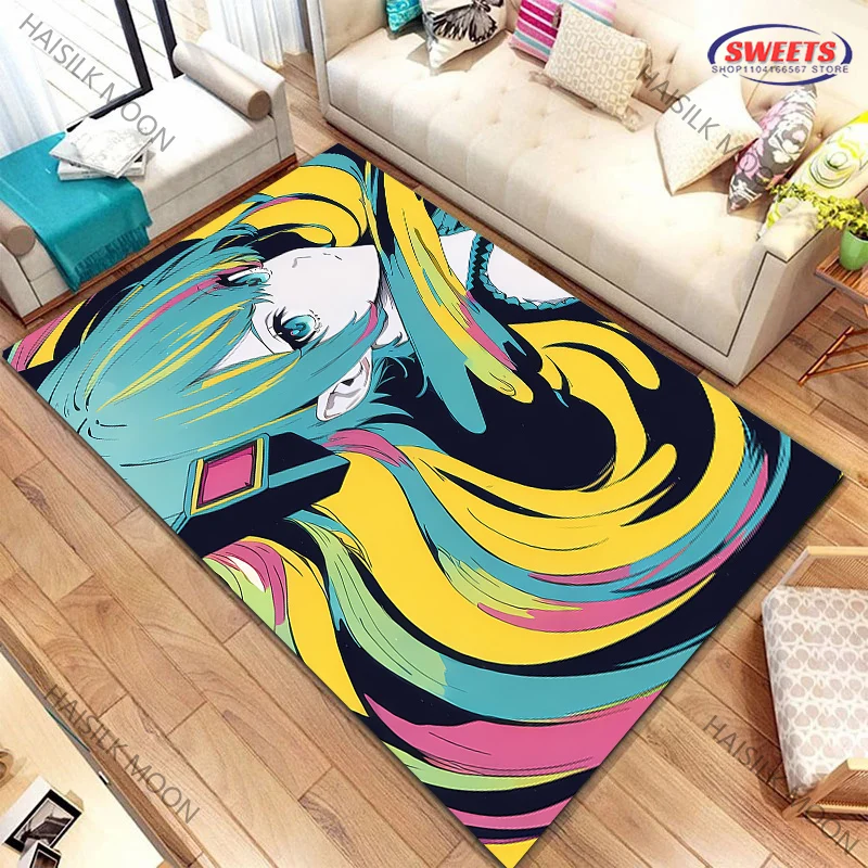 

Красочный длинношерстный ковер для девочек, большой ковер, коврик для детской игровой комнаты, классный мягкий нескользящий моющийся напольный коврик, подарок