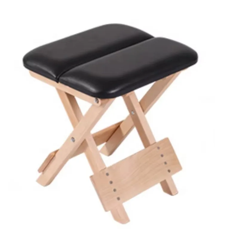 Professional Portable Folding  Pilates Stool Soft Solid Wood Bench for Exercise Training Health-Focused for Body Studio