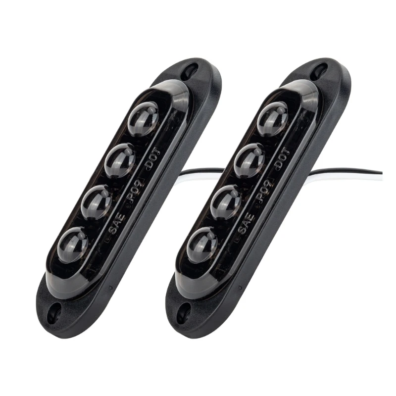 

Светодиодный фонарь прицепа Передний задний боковой габаритный фонарь Индикатор габарита Водонепроницаемый герметичный фонарь