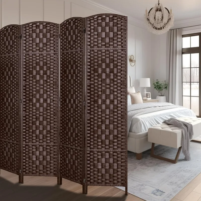 

Room Divider, Room Dividers and Folding Privacy Screens, 16" Privacy Screen 4 Panel Room Divider Wall Partition Dividers,