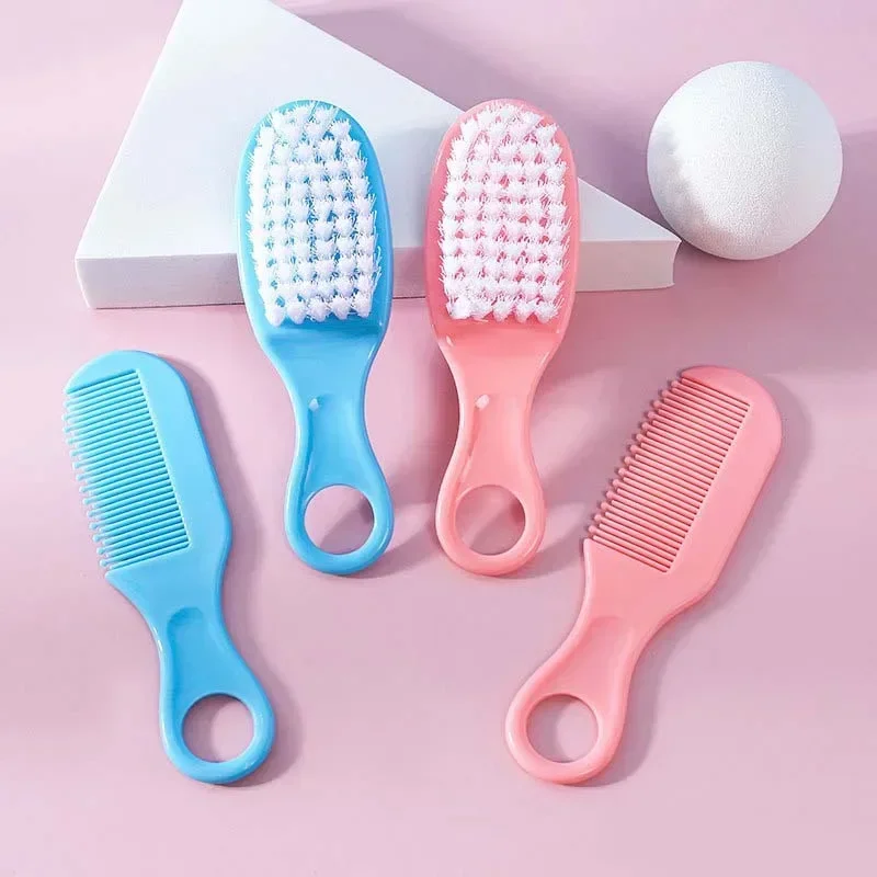 Baby Hairbrush Comb Portable Newborn Infant Toddlers Soft Hair Brush Head Massager Fetal Head Fat Comb Kids Hair Care Supplies