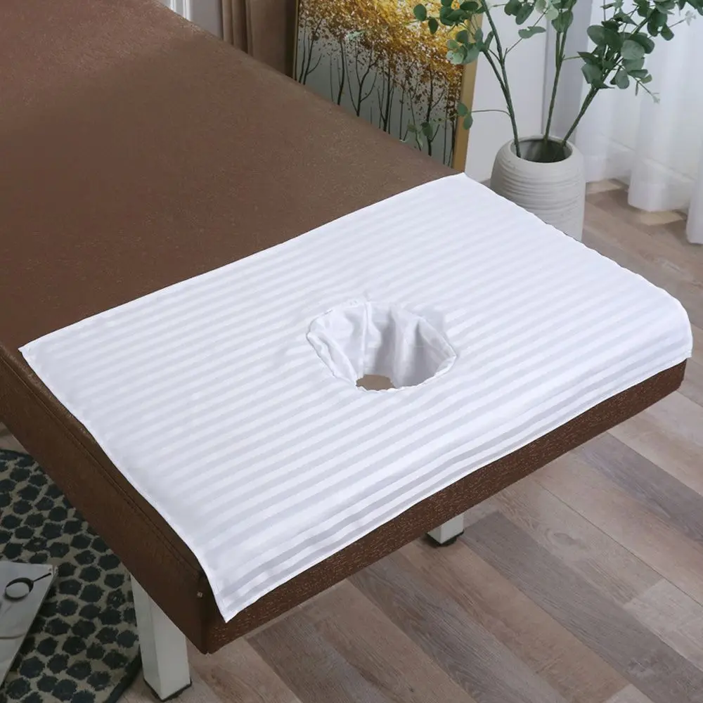 

Soft Cotton Beauty Treatment with Hole Bed Cover Sheets Table Massage