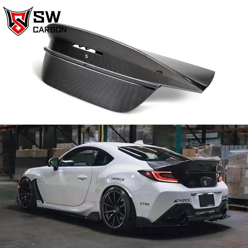 CSL Style Carbon Fiber Trunk Lid Car Accessories for Subaru BRZ ZD8 GR86 ZN8 Rear Door Rear Luggage Cover Body Kit