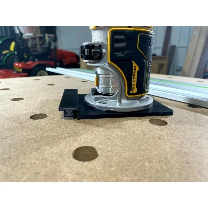 Imagem -05 - Adaptador Roteador para Dewalt Aplicável a Festool Rail Saw Guia Rail Trimmer Máquina de Gravura Assento Auxiliar Dcw600b Dwp611
