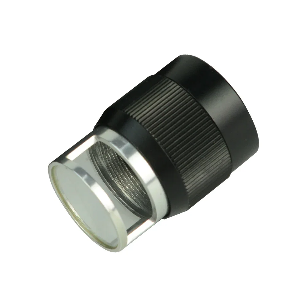 10X กระเป๋าขาตั้งกระบอกแว่นขยายโลหะ Loupe วัดแว่นขยายขนาดสําหรับเครื่องประดับ Observation