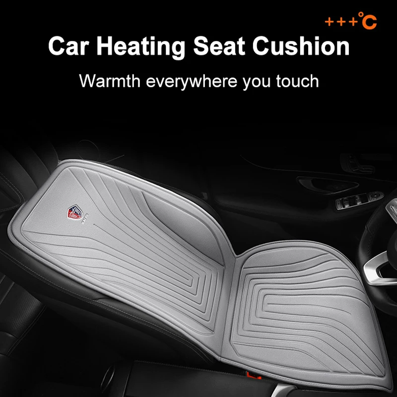 Car Seat Heater 12V Universal Fast Thicken Heated Car Seat Cushion Cover Electric Heater Winter Warmer Heating Pad For Winter