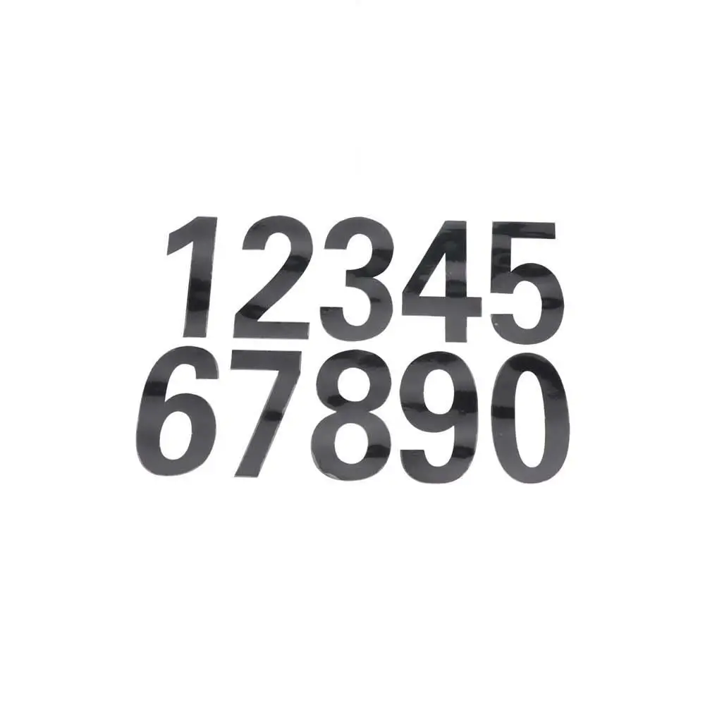 0-9 Self-adhesive Decoration Scrapbooking Supplies Waterproof Address Numbers Number Sticker Mailbox Decal Mailbox Sticker