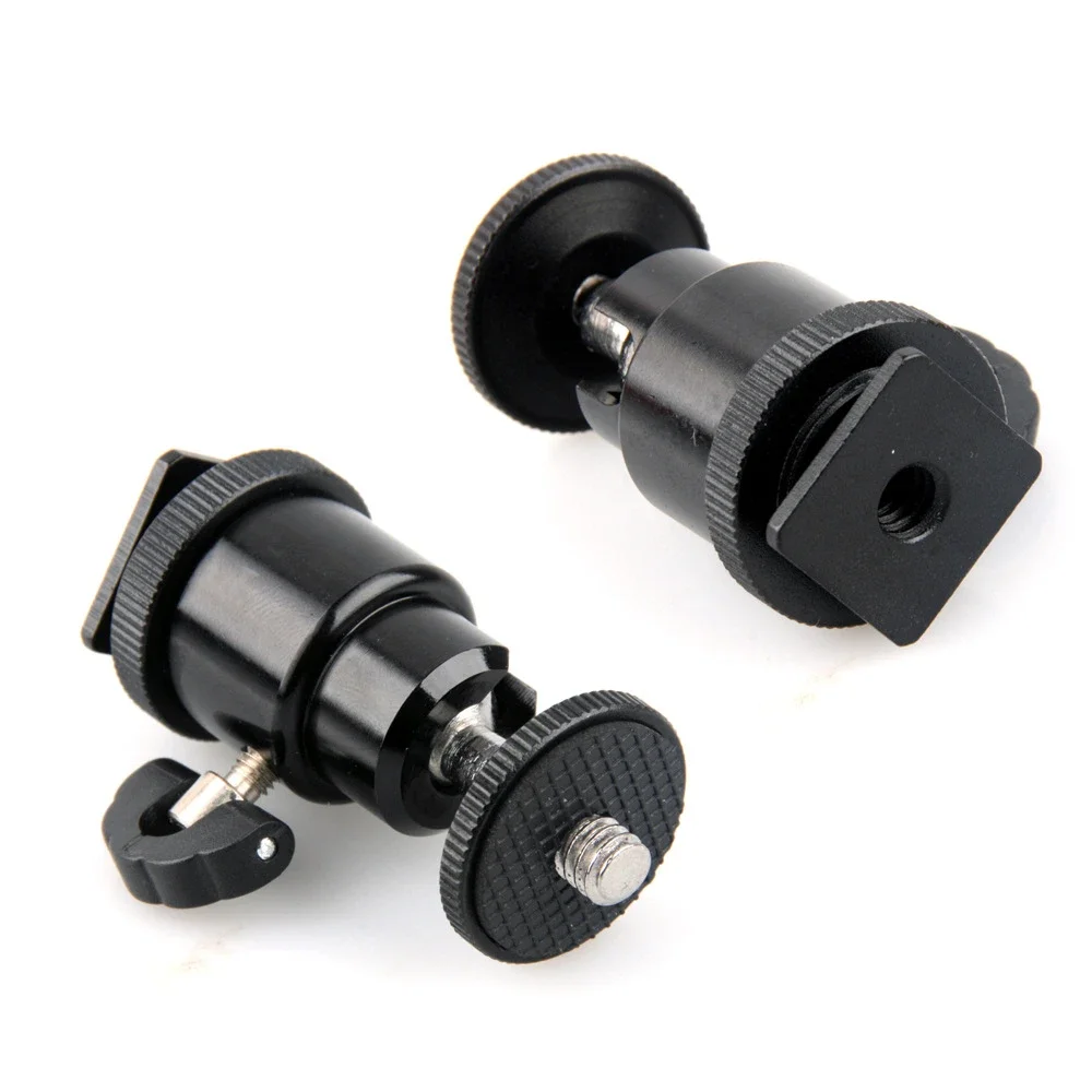 Stand For SLR Camera Hot Shoe Phone Clip Universal Moblie Phone Holder Bracket With Mount 1/4 Screw Tripod Monopod image 2