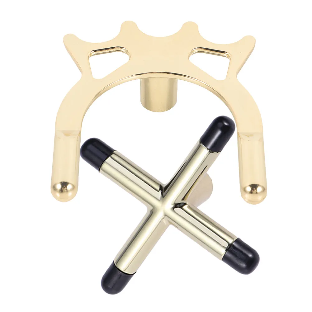 

2Pcs Metal Snooker Bridge Head Billiards Cue Rack Detachable Pool Table Stick Bridge for Precise Shot Control Smooth Sliding