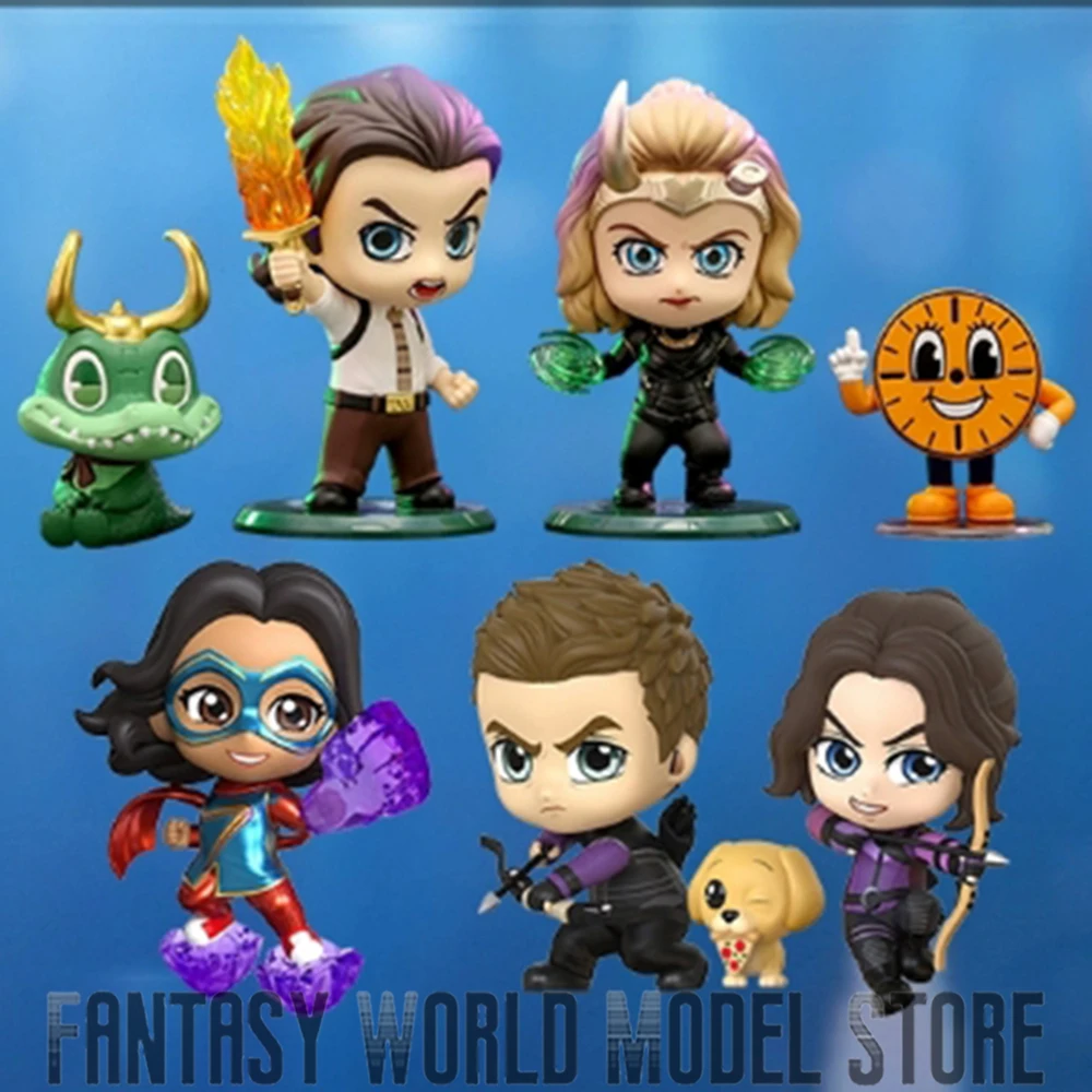 Cosbaby-juguetes de superhéroes, Loki Hawkeye, reloj de cocodrilo, perro de 11,5 cm, muñecas bonitas coleccionables para Fans, regalos en Stock