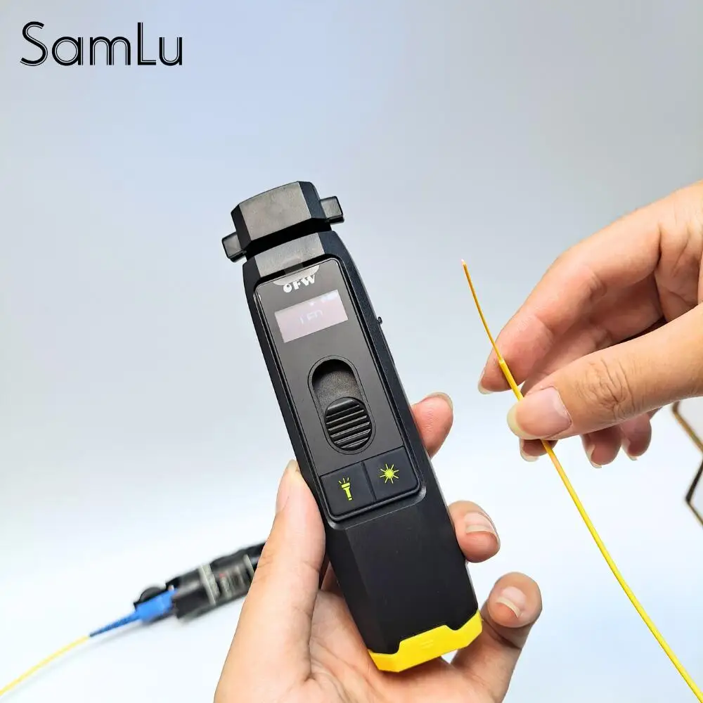 FWD-01 OFI 2 In 1 Optical Fiber Identifier And KMS-K Cutter Li-Battery Chargable Live Fiber Detector VFL 10Mw VFL