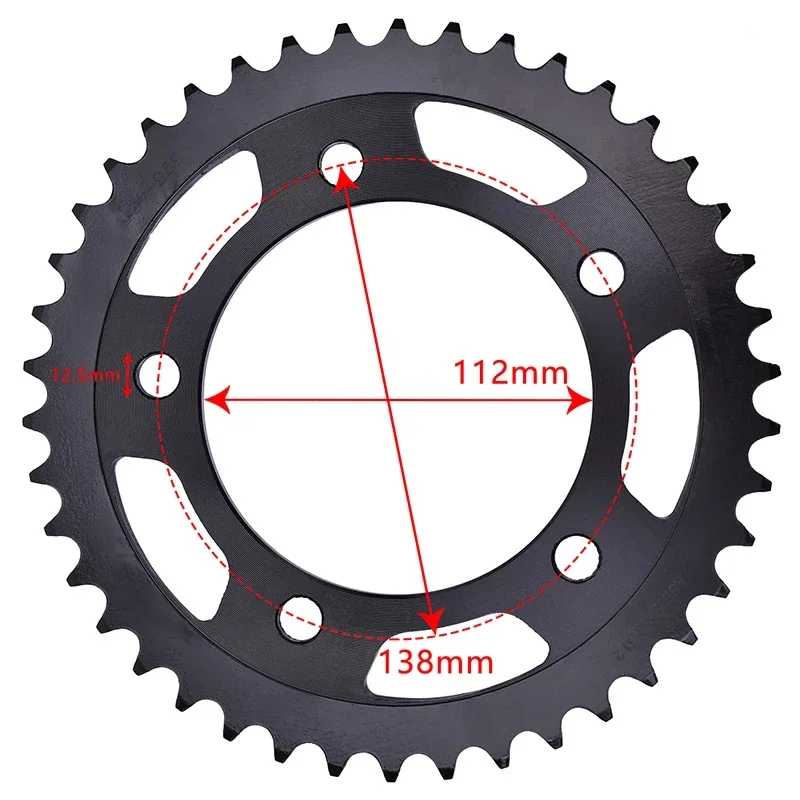 525 Chain15 T 42 T Motorcycle Front Rear Sprocket wheel For Honda CB600 CBF600 CBR600 600CC CB CBR CBF 600 Chain 525 15 42 Teeth