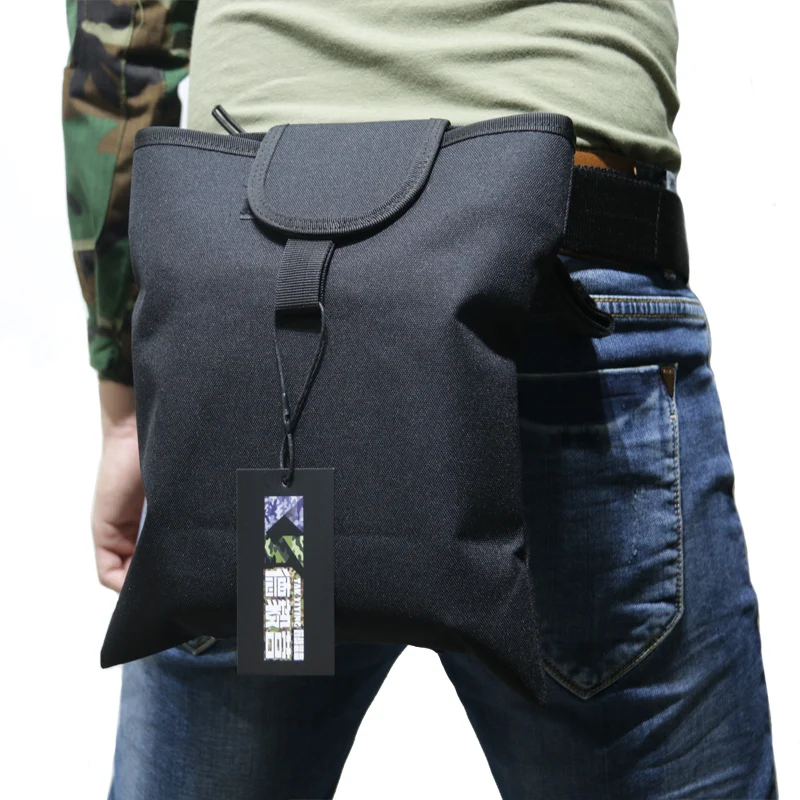 

Molle Accessory Sundries Package Tactical Folding Storage Bag Military Fan Outdoor Folding Waist Package Recycling Hunting Bag