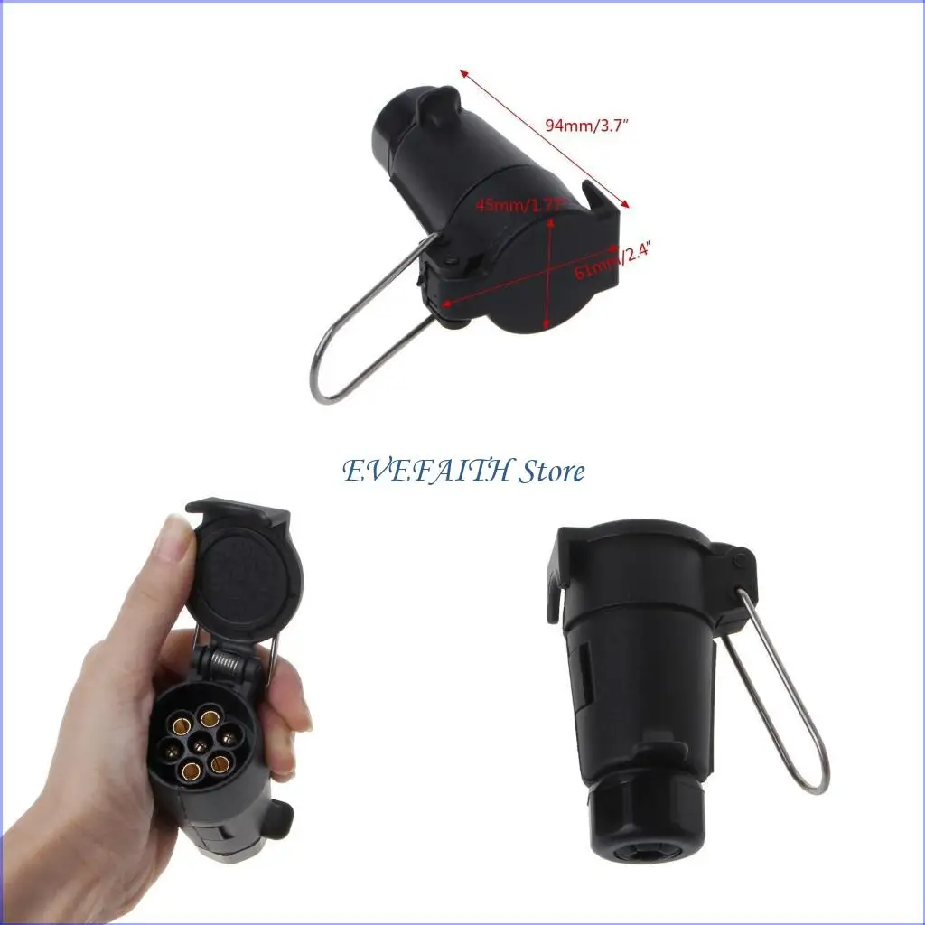 7 Pin Round Plastic…