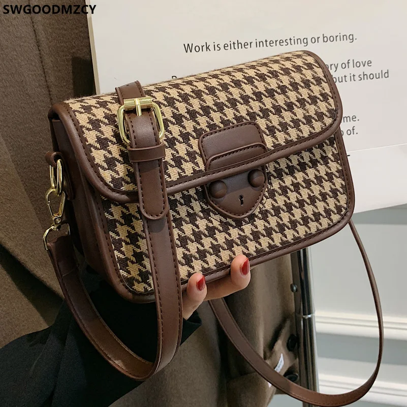 Borse laterali per le donne borse a tracolla per le donne borsa a tracolla di moda di marca di lusso donna Square Office 2024 fuchaymnacue crespi