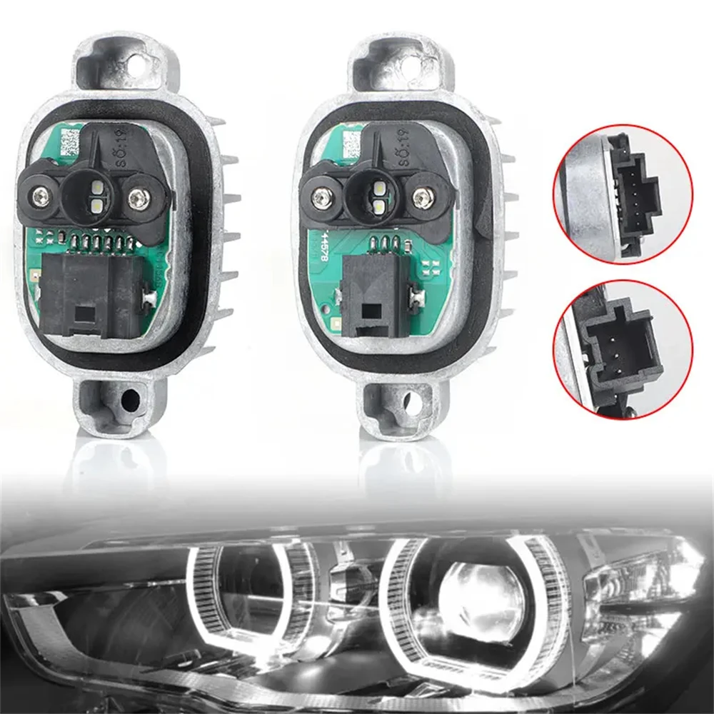 63117428425 LED Headlight Angel Eye White DRL Daytime Running Light For BMW 1 Series F20 F21 LCI 114d 116d 116i 118d 3-Pin 6-Pin