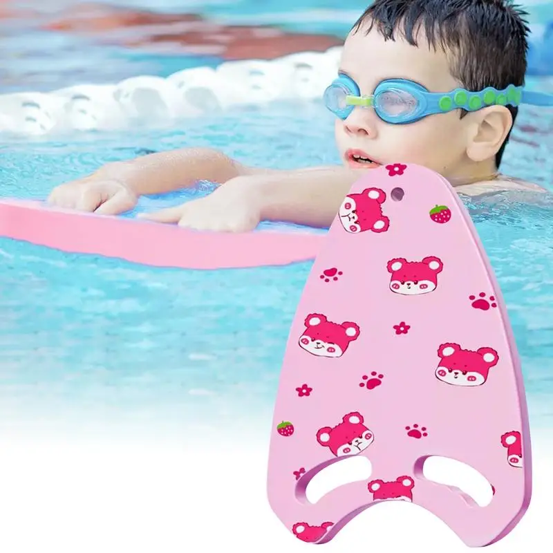 Swimming Kickboard Kids Cartoon Kickboards For Swim Training Thick Non-Slip Swimming Float Board Lightweight Water Toy For Kids