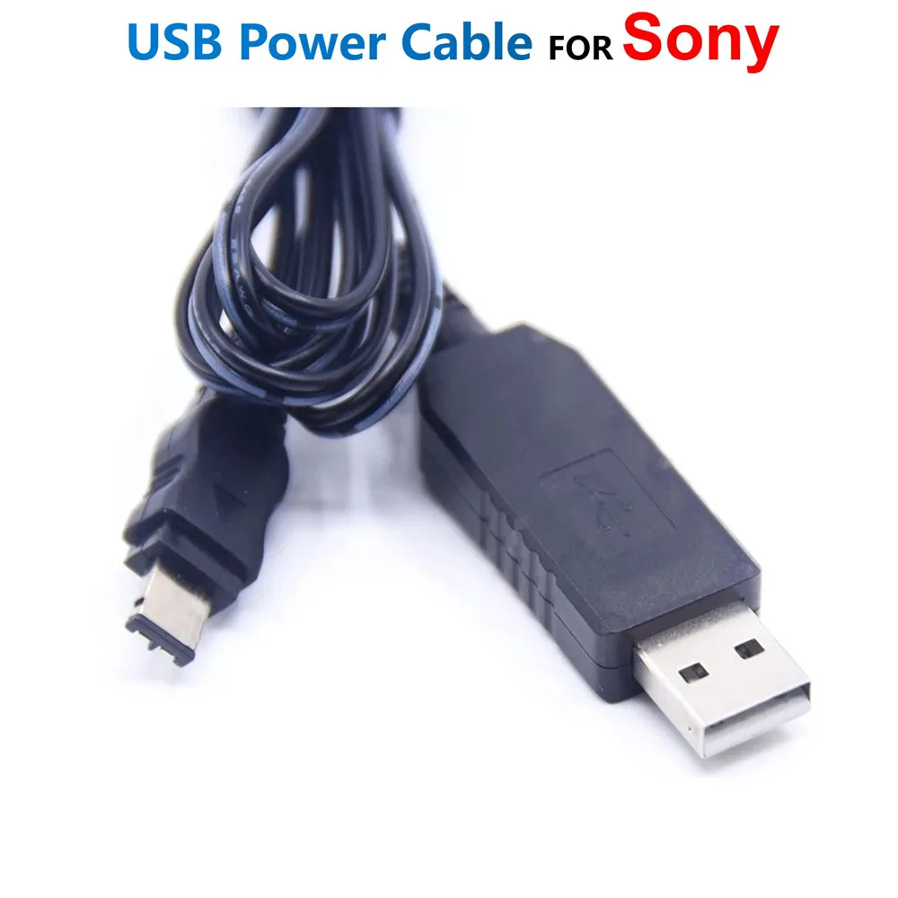 

AC-L10 AC-L100 AC-L15 Adapter QC3.0 USB Power Cable For Sony Cybershot DCR-TRV MVC-FD DSC-S30 DSC-F707 DSC-F717 DSC-F828