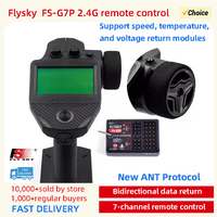 Flysky FS-G7P RC Transmitter 7CH FS-R7P Receiver 2.4Ghz Remote Controller ANT Protocol PWM PPM I-BUS SBUS Output, for Car Boat