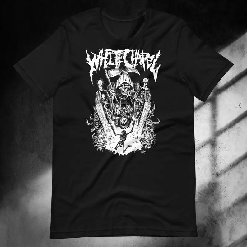 White Chapel clothing Gothic clothes Dark Cottagecore Pastel Goth Edgy clothing Punk Alt Clothing t-shirt