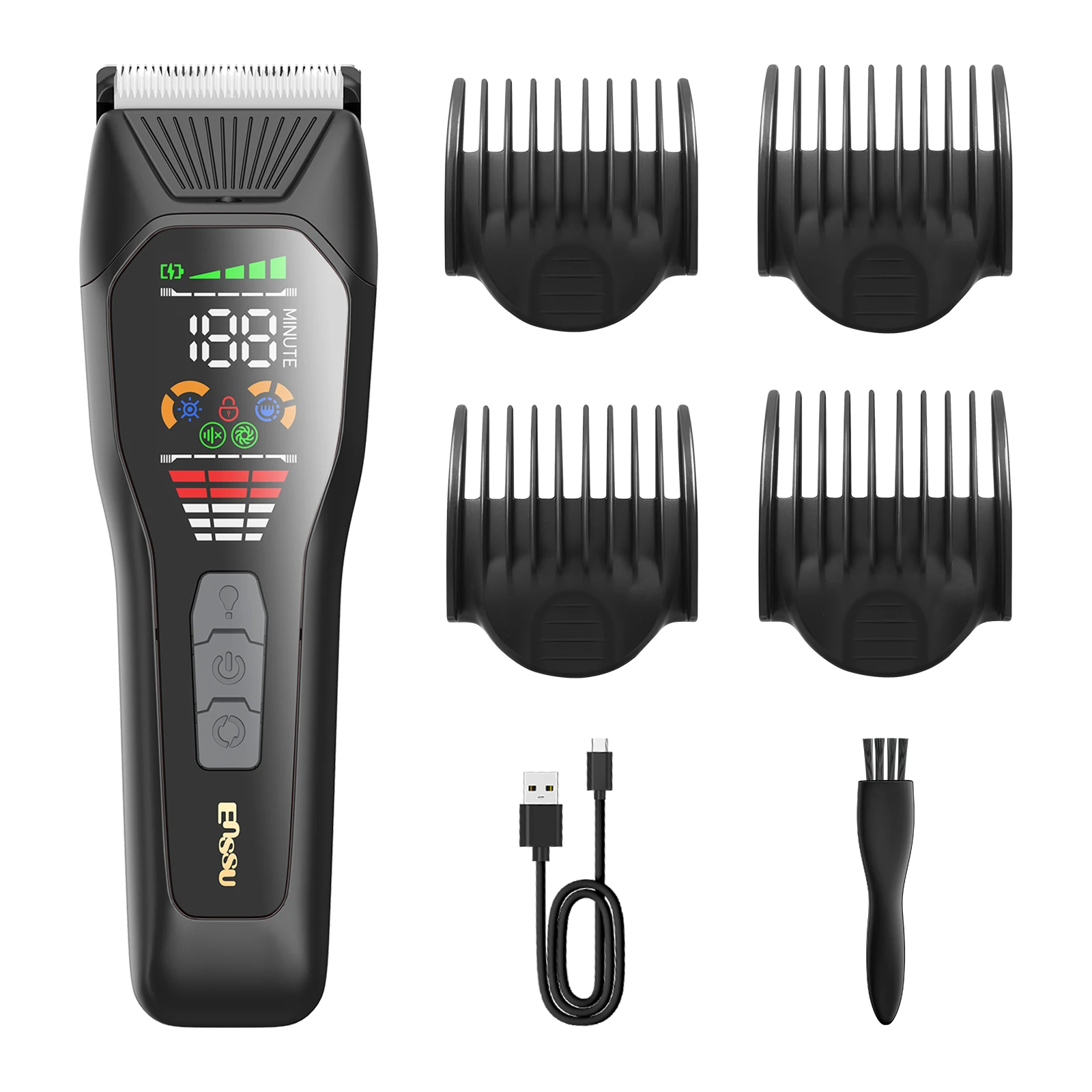 

Professional Hair Cutting Machine for Men Electric Hair Clipper Body Manscape Groin Trimmer USB Rechargeable Beard Shaver