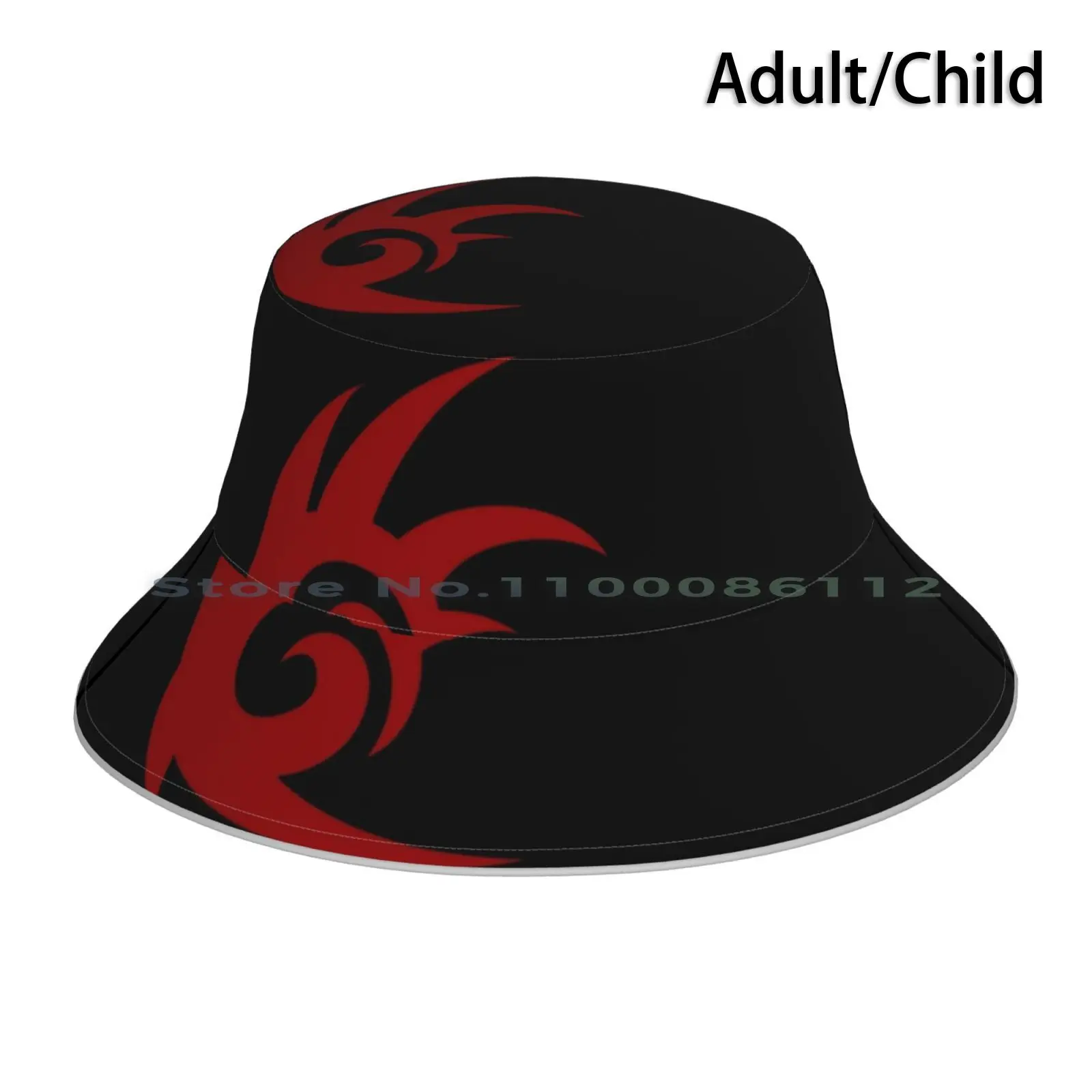 Shadow Logo Bucket Hat Sun Cap Shadow Hedgehog Logo Icon Game Foldable Outdoor Fisherman Hat