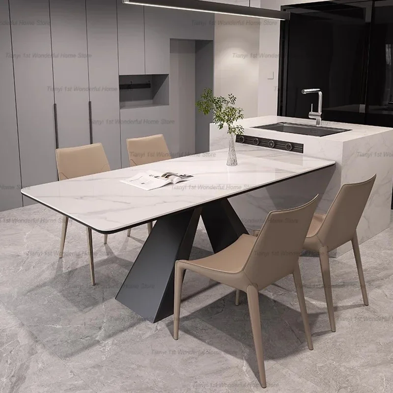 

Современные элитные обеденные столы в итальянском стиле, оригинальные роскошные простые обеденные столы, мебель для ресторана, дома Stoviglie HBDT