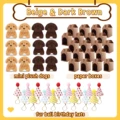 Beige and D Brown