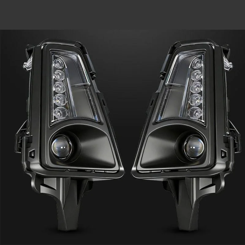 

3-дюймовые Bi-LED противотуманные фары-проекторы с ближним и дальним светом, 12В 30Вт 6000К для Toyota Hiace 2019 2020 2021 2022