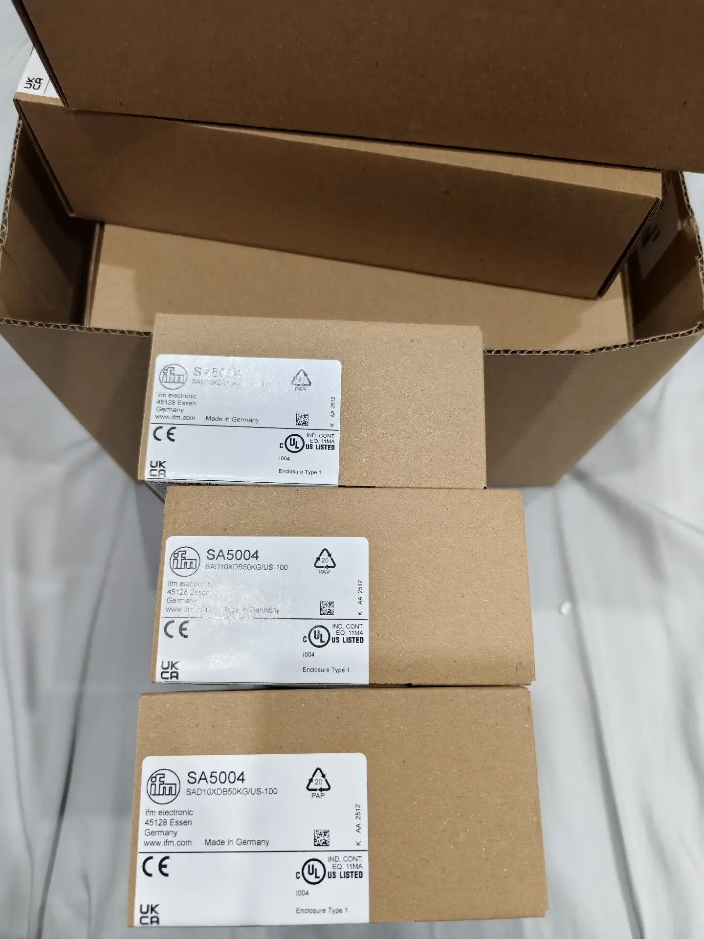 German Ifm Yifmen Flow Sensor SA5004, Original And Genuine, Can Be Equipped With Cable