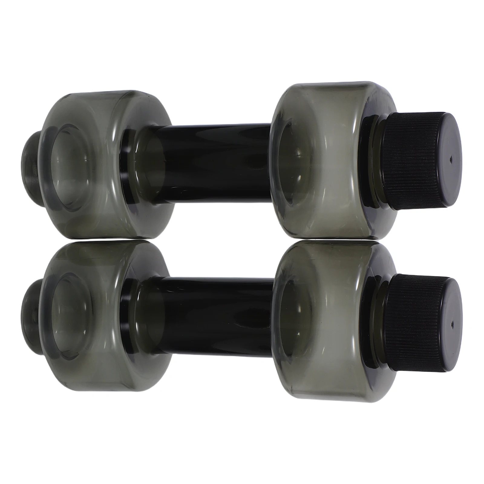 

2Pcs Sports Bottle Dumbbell Shape Portable Fitness Gym Cup for Dumbbell Shape Water Bottle Men Workout Anti Burst Wear