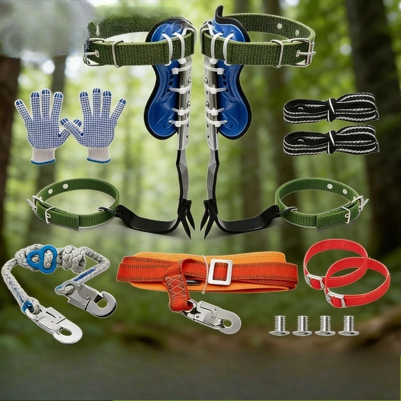 Height adjustable tree climbing tool Upright tree climber for garden use