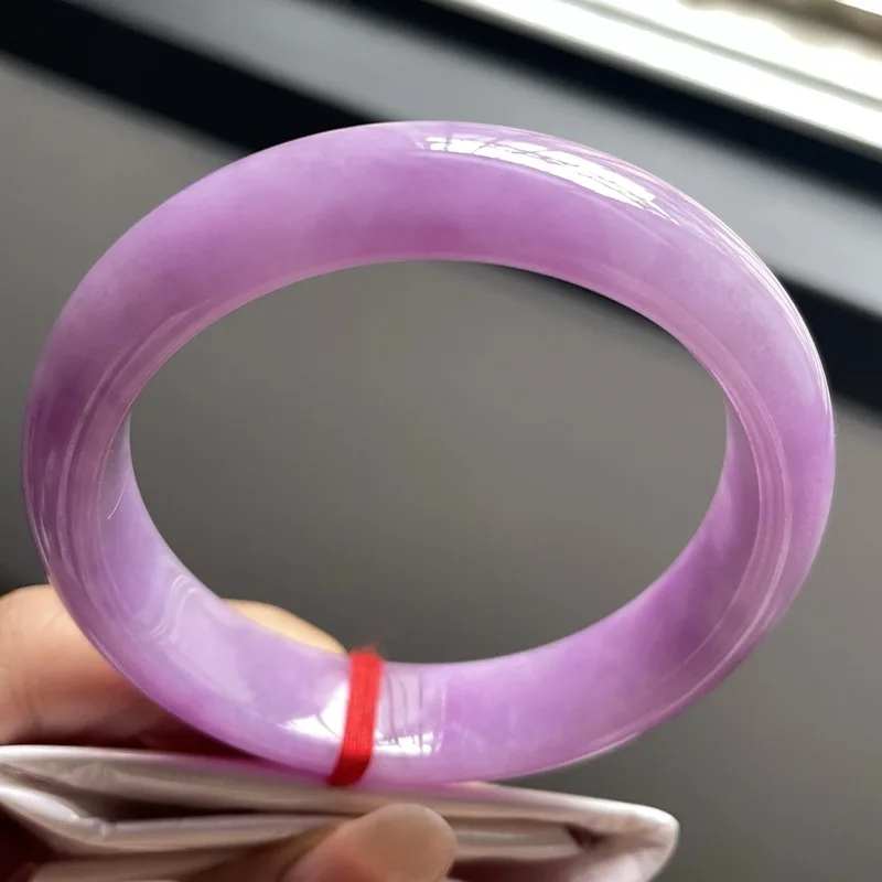 Violet , Type, Old Mine, Spring Color, Noble Consort Style, Ice-like Texture, Purple , Jade Bangle, Gi