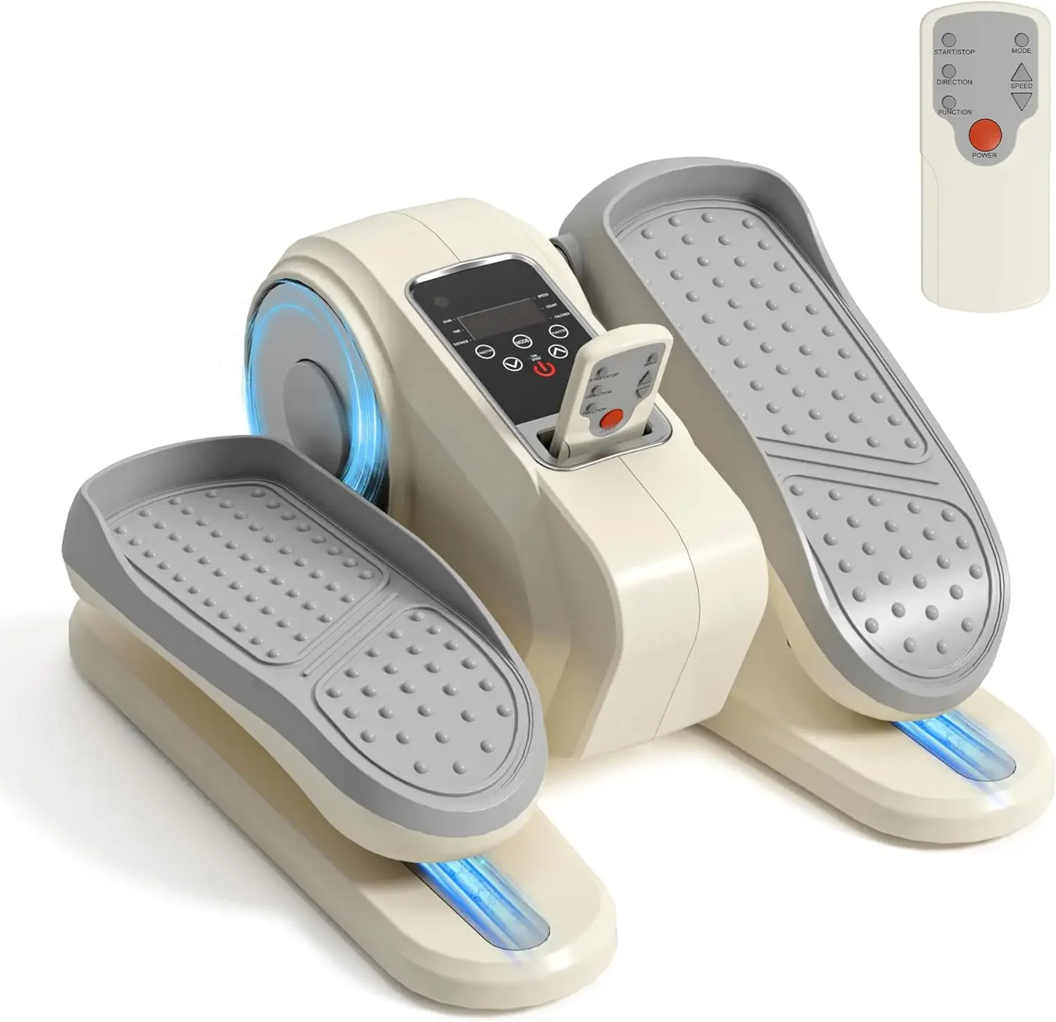 

Under Desk Elliptical Exercise Machine, Ellipse Leg Exerciser for Seniors with 12 Adjustable Speeds, Electric Seated Pedal Exerc