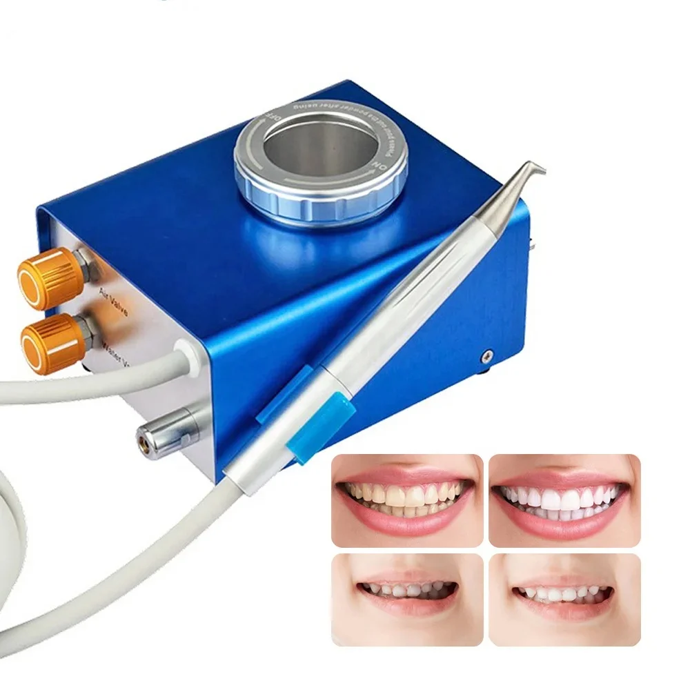 Dental Sandblasting Machine Air Polisher Airflow Prophy Teeth Sandblasting Cleaning Whitening Machine Dental Lab Equipment