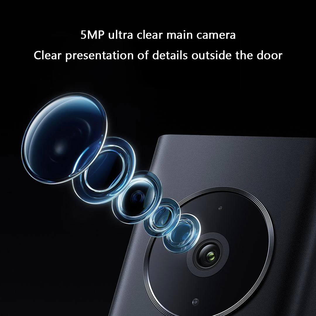 Original Xiaomi Smart Doorbell 4 Pro HD Infrared Night Vision 5MP Dual Lens 150 Wide Angle Video Intercom 32GB for Mi Home APP