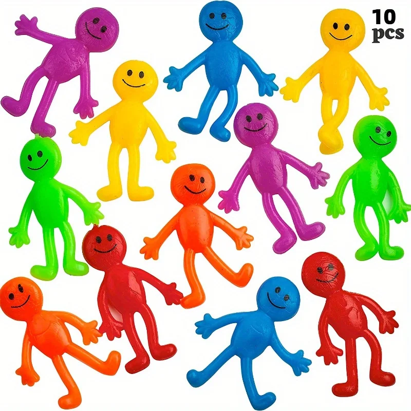 15Pcs/Set Stretchy Bendable Assorted Fun Colors, A Sticky, Stretchable, Slimy,Toy for Stress Anxiety Relief, Great Party Favor