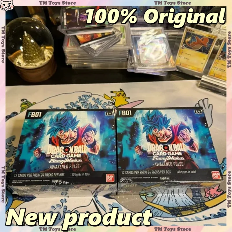 

Новая карта Bandai Dragon Ball TCG, японская версия FB01 FB02 FB03 FB04, дополнительная упаковка, редкие коллекционные карты аниме, игрушки, подарки