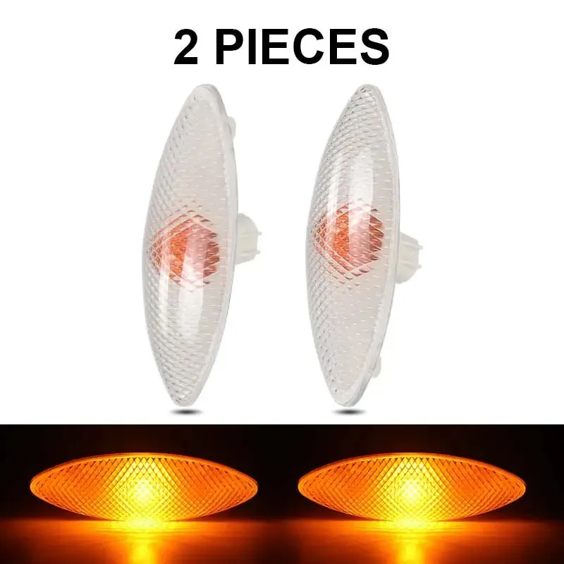 

Nice For Toyota Yaris 1999-2005 Side Marker Blinker Light Amber Turn Signal Lamp 81740-0D011 81740-0D010