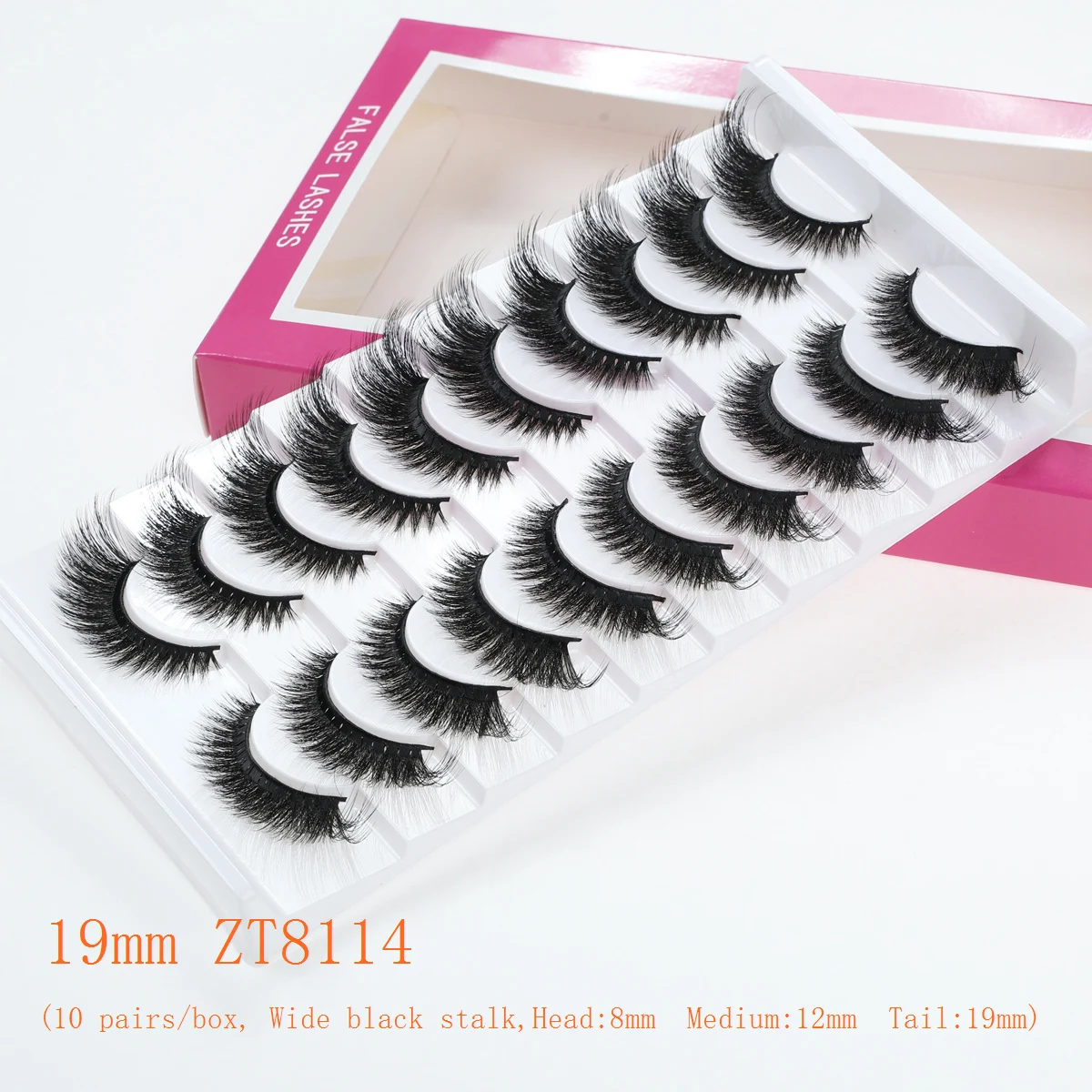 Xuanfeiwu Dense Stage Influencer アニメメイクツール アイテール細長い角度付きフライングマンガ ハードステムつけまつげ フルストリップ ふわふわ 5D リアルなパフォーマンスまつげ