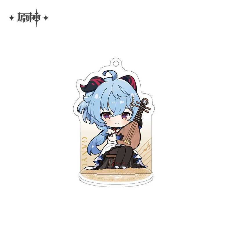 Sunsyea Oficial Genshin Impact Merch de miHoYo Ganyu Acrílico Stand Ornament Anime Collection