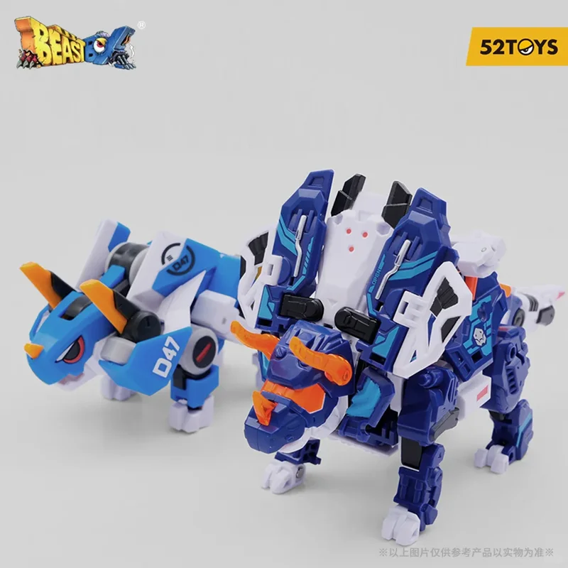 BeastBox BB-55 Sigma Triceratops Transformável Dinossauro Figura de Ação Montagem Modelo de Armazenamento Compacto Brinquedo da Moda Presente Surpresa