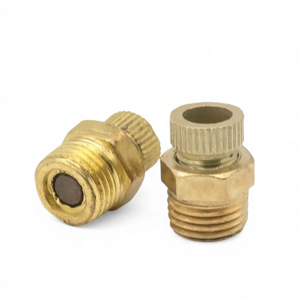 Air Compressor Tank Drain Valve Water Release Screw Cast Steel Replacement Part Pneumatic Pump Maintenance Fitting