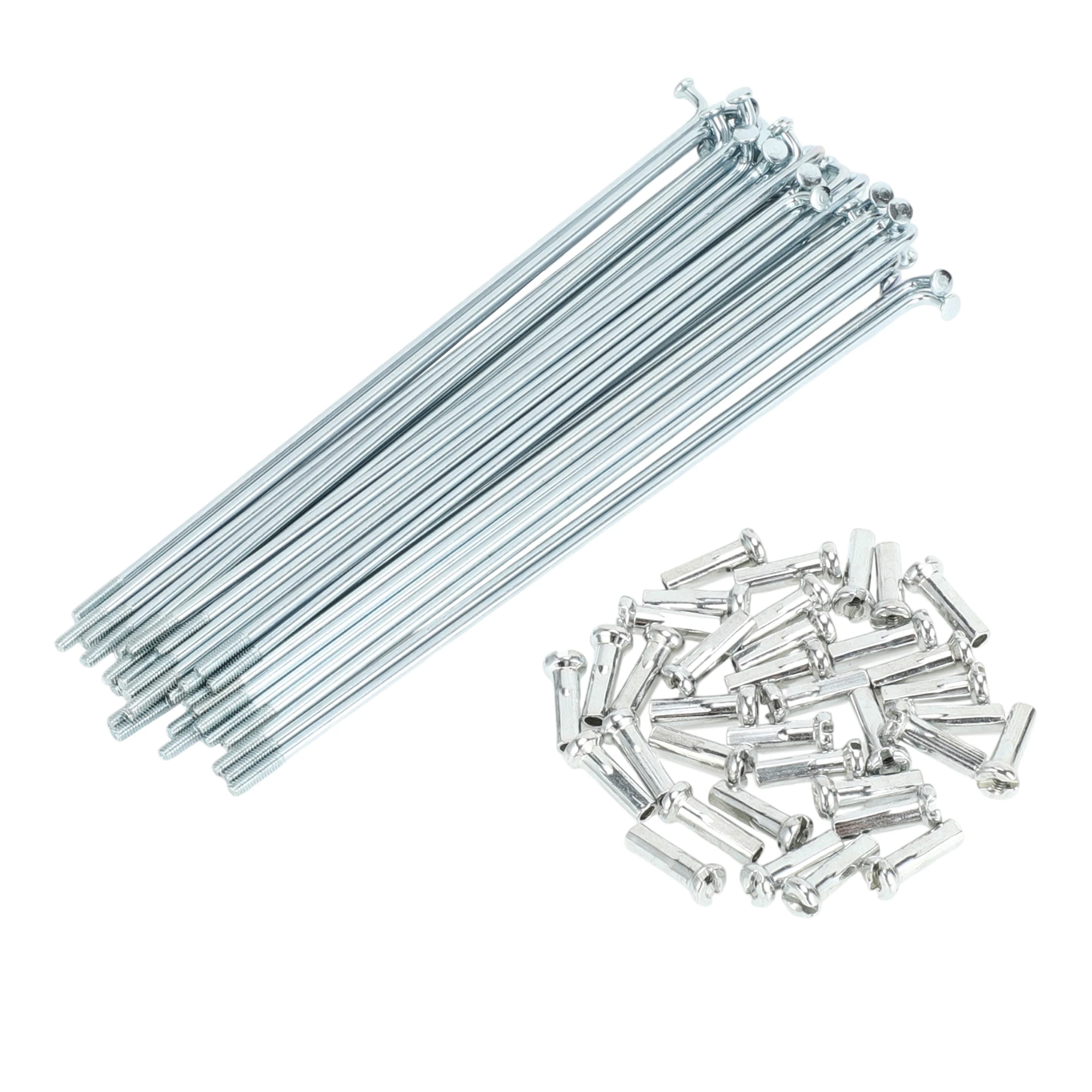 X Autohaux Fahrradspeichen Fahrrad-Radspeichen 14G 125mm 135mm 138mm 171mm 177mm 185mm 202mm 205mm Länge Kohlenstoffstahl Verzinkt – Detail 8