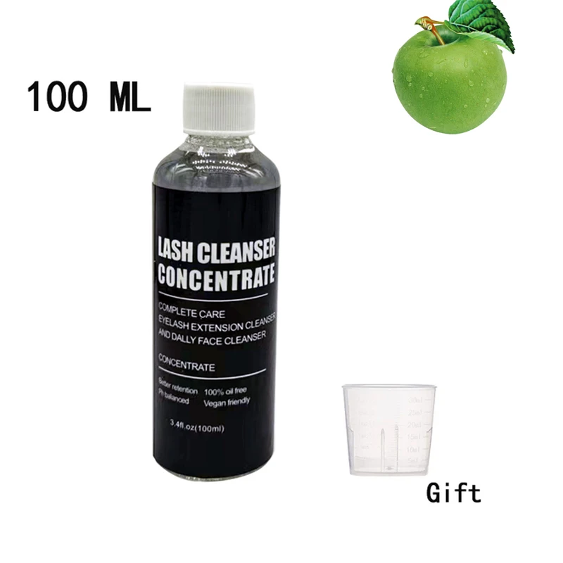 Wimperverlenging Shampoo Concentraat Kit 100ml Wimperbad Schuimreiniger Mousse Geschikt voor dagelijks gebruik gezichtsreiniger concentraten