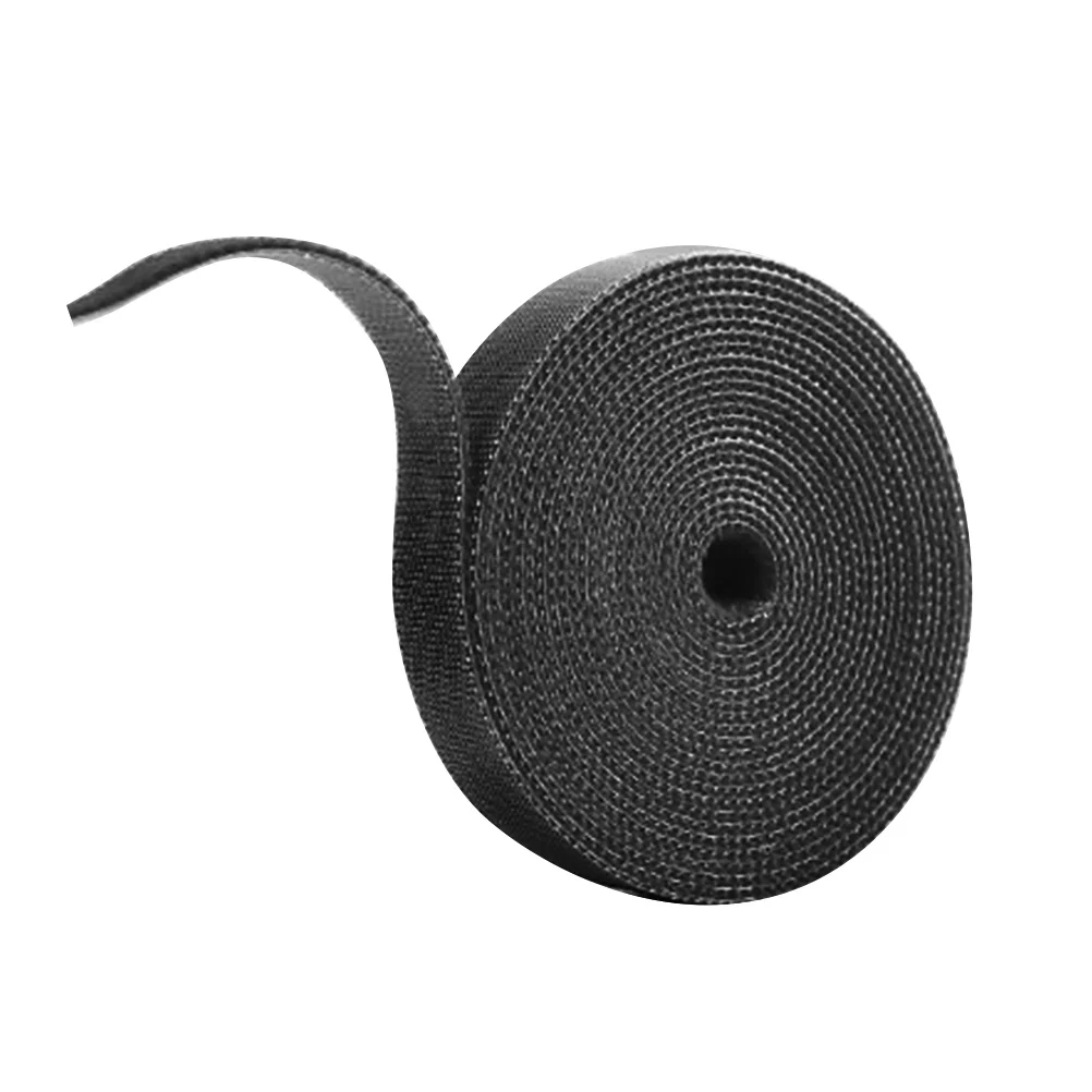 

3M Black Reusable Cable Ties Wire Straps ganizer Wire Ties Cord Wrap Strong Hook Fastening Tape Cuttable Binding for Home