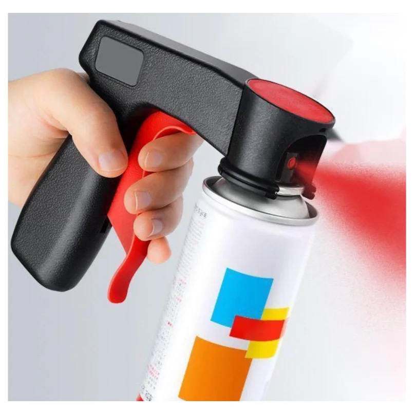 3 Pcs Ergonomic Auxiliary Handle for Handheld Spray Guns - Ideal for Car Painting Wall Decoration Compatible with Self-Spray Can view 2