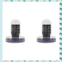 A71P 2X RGB Nixie Tube Clock Smart WIFI Networked LED Light-Emitting IPS Color Screen DIY Analog Digital Tube Night Light