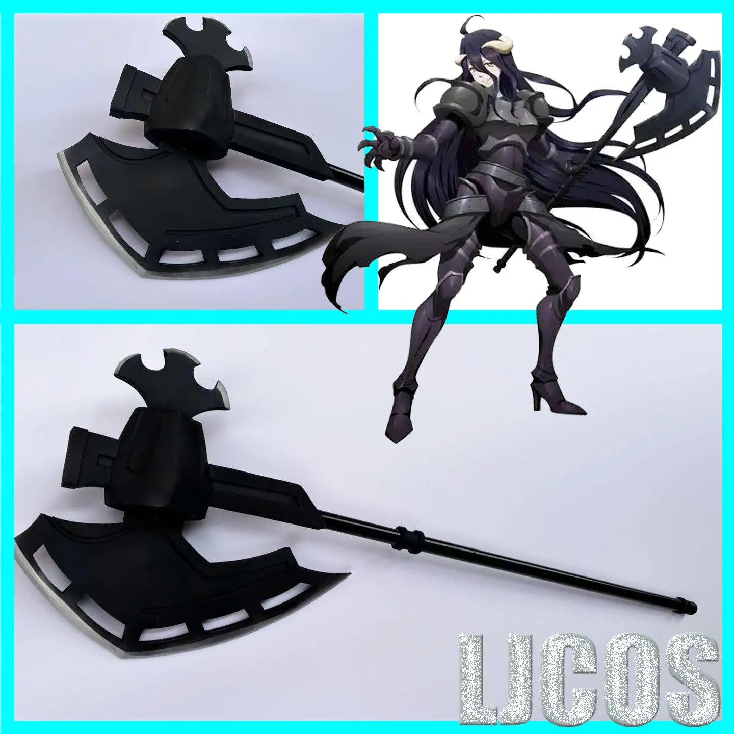 

Albedo Axe Overlord Cosplay Props Halloween Christmas Fancy Party Props